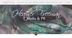 Desktop Screenshot of heatherfreeman.com